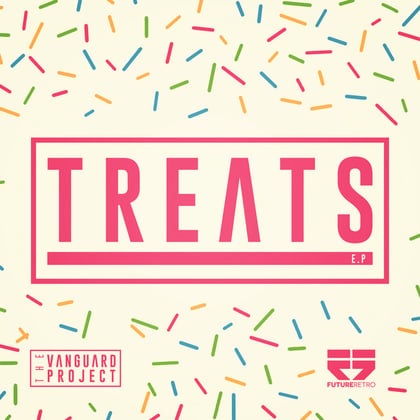 Treats EP album by The Vanguard Project - Drum and Bass Cover Art