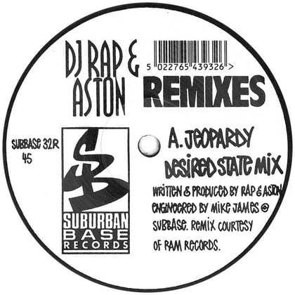 Jeopardy Remixes album by DJ Rap - Drum and Bass Cover Art