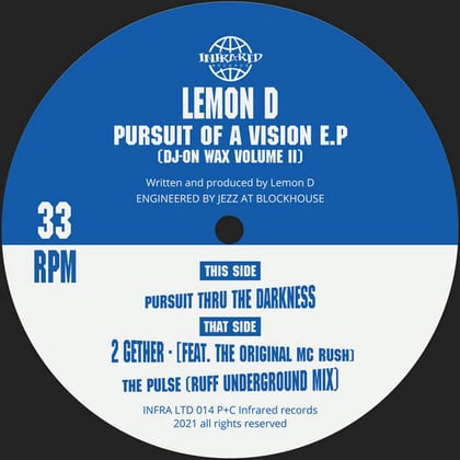 Pursuit of a Vision album by Lemon D - Drum and Bass Cover Art