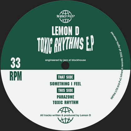 Toxic Rhythms EP album by Lemon D - Drum and Bass Cover Art