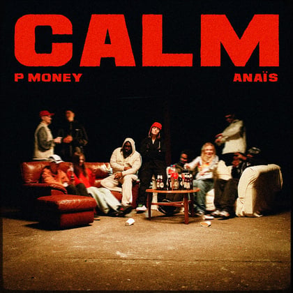 CALM album by Anaïs & P Money - Drum and Bass Cover Art
