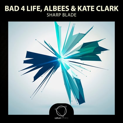 Sharp Blade album by Albees, Bad 4 Life & Kate Clark - Drum and Bass Cover Art
