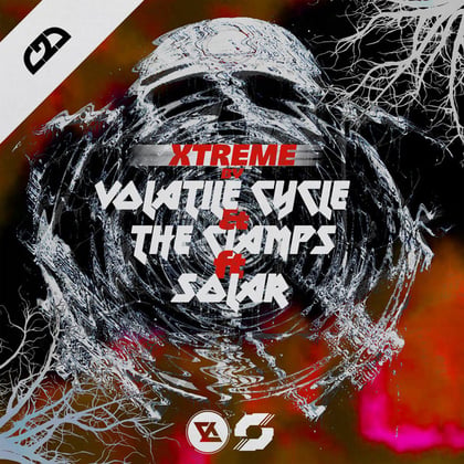 Xtreme album by SND, Volatile Cycle & The Clamps - Drum and Bass Cover Art