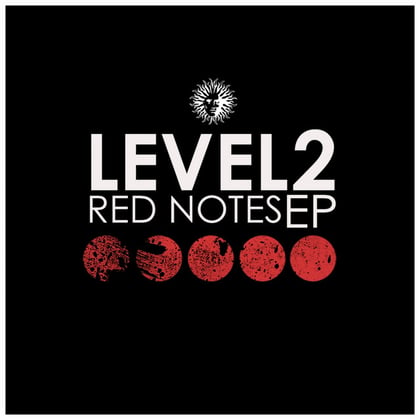 Red Notes EP album by Level 2 - Drum and Bass Cover Art