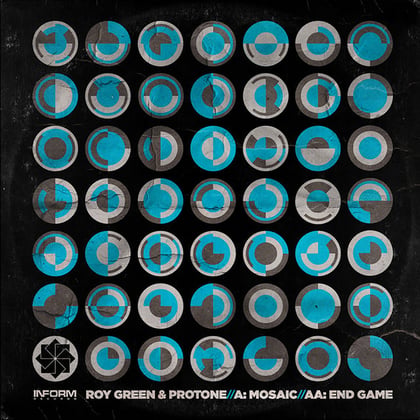 Mosaic/End Game album by RoyGreen & Protone - Drum and Bass Cover Art