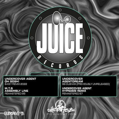 Juice Records 4 Track EP album by Undercover Agent - Drum and Bass Cover Art