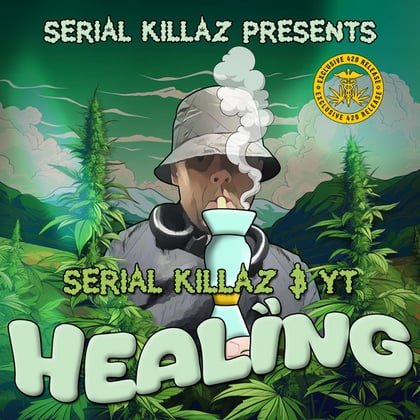 Healing album by Serial Killaz - Drum and Bass Cover Art
