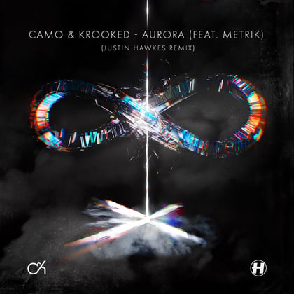 Aurora (Justin Hawkes Remix) album by Camo & Krooked & Justin Hawkes - Drum and Bass Cover Art