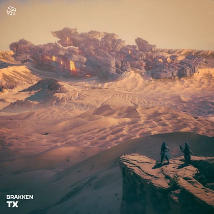 TX album by Brakken & Technical Itch - Drum and Bass Cover Art