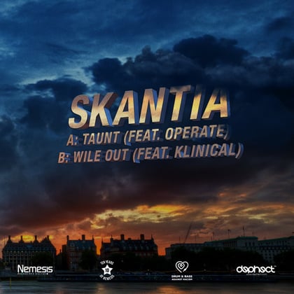 Taunt / Wile Out album by Gydra & skantia - Drum and Bass Cover Art