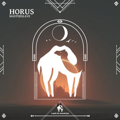 Horus album by Tengu, MasterSlave & Cafe De Anatolia - Drum and Bass Cover Art