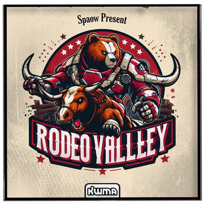 Rodeo Valley album by Spaow - Drum and Bass Cover Art