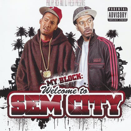 My Block Welcome to Sem City album by DJ Fresh - Drum and Bass Cover Art