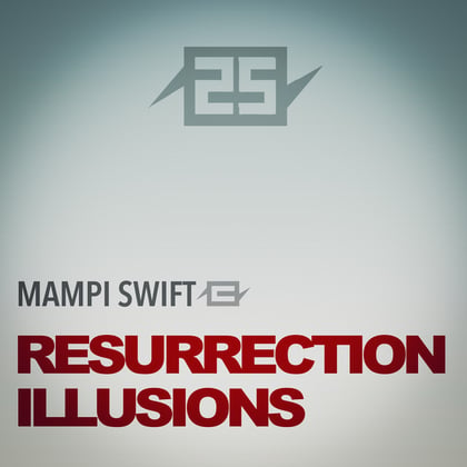 25 years of Charge - RESURRECTION / ILLUSIONS album by Mampi Swift - Drum and Bass Cover Art