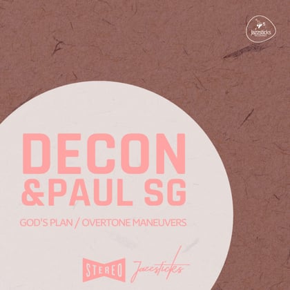 God's Plan / Overtone Maneuvers album by Decon & Paul SG - Drum and Bass Cover Art