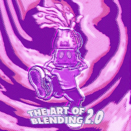 The Art of Blending 2.0 album by Madrush MC, Posk & NEMAN - Drum and Bass Cover Art