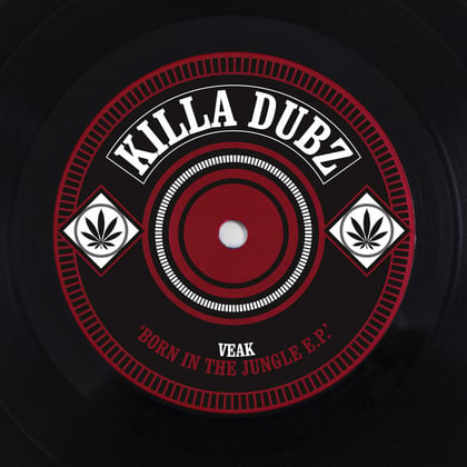 Born in the Jungle EP album by Veak - Drum and Bass Cover Art