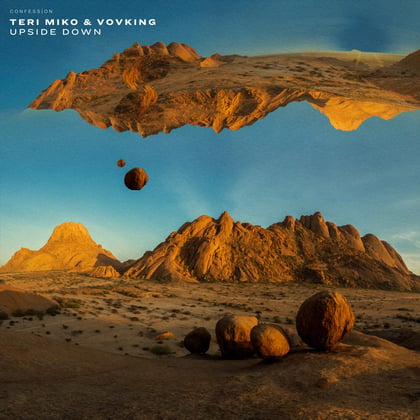 Upside Down album by VovKING - Drum and Bass Cover Art