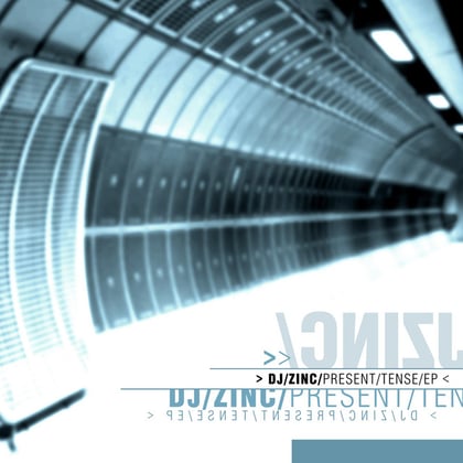 Present Tense EP album by DJ Zinc - Drum and Bass Cover Art
