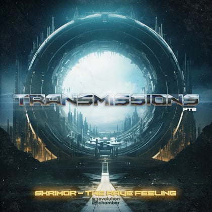 The Rave Feeling album by Skrimor - Drum and Bass Cover Art