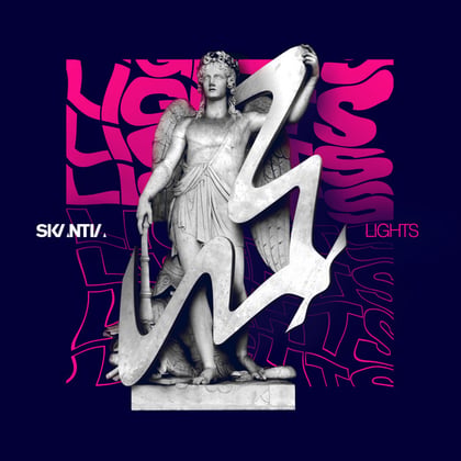 Lights album by skantia - Drum and Bass Cover Art