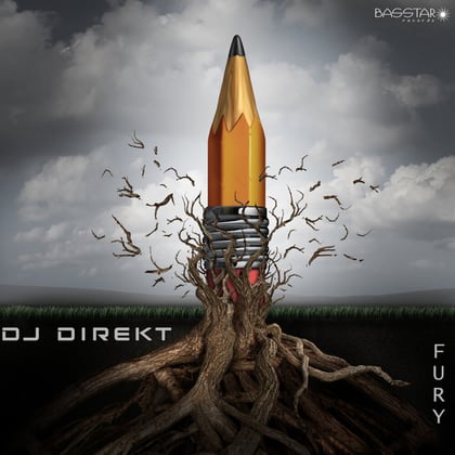 Fury album by DJ Direkt - Drum and Bass Cover Art