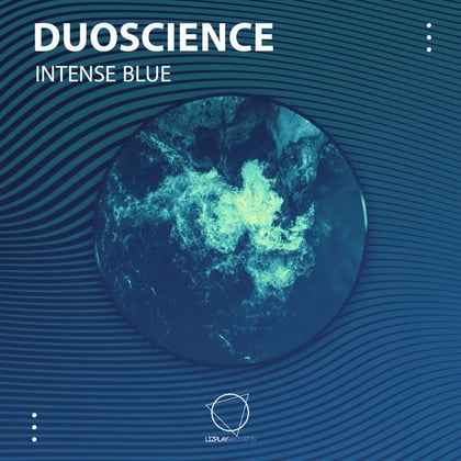 Intense Blue album by Duoscience - Drum and Bass Cover Art