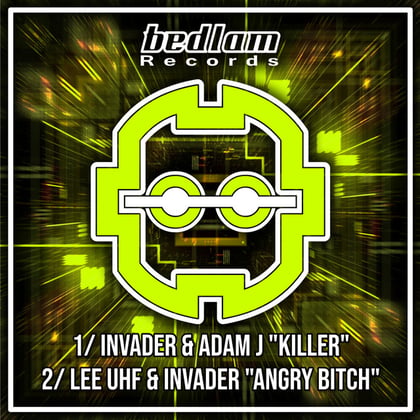 Killer / Angry Bitch album by Lee UHF - Drum and Bass Cover Art