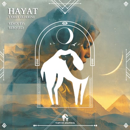 Hayat (BEBO (EG) Remix) album by Tengu, Tamer ElDerini, BEBO (EG) & Cafe De Anatolia - Drum and Bass Cover Art