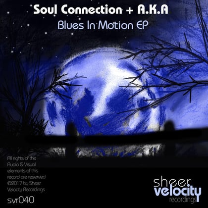 Blues In Motion EP album by Soul Connection - Drum and Bass Cover Art