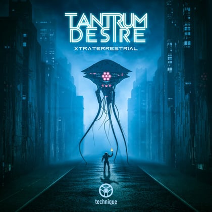 Xtraterrestrial album by Tantrum Desire - Drum and Bass Cover Art
