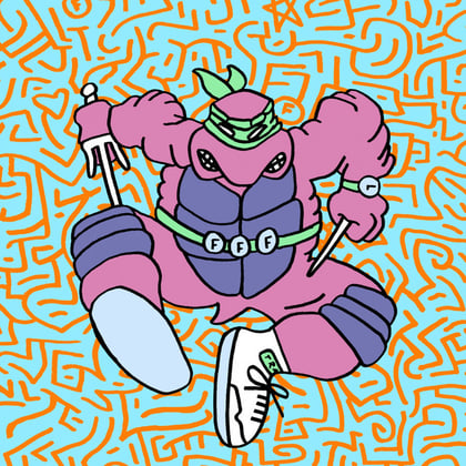 Weak Capacity album by FFF - Drum and Bass Cover Art