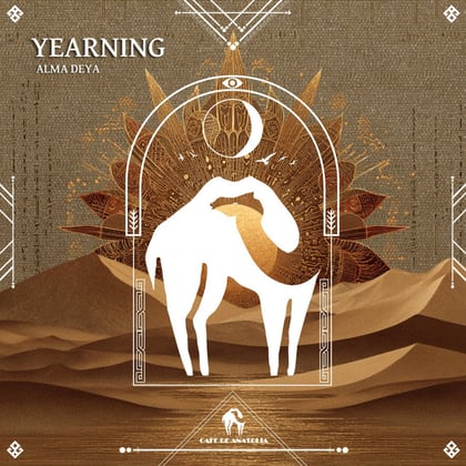 Yearning album by Tengu, Alma Deya & Cafe De Anatolia - Drum and Bass Cover Art
