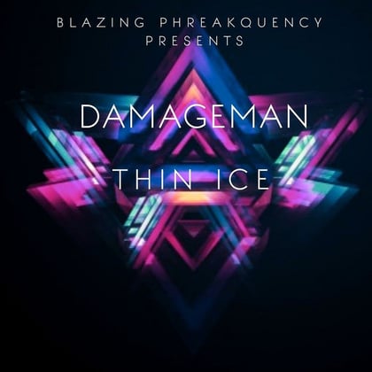 Thin Ice album by Damageman - Drum and Bass Cover Art