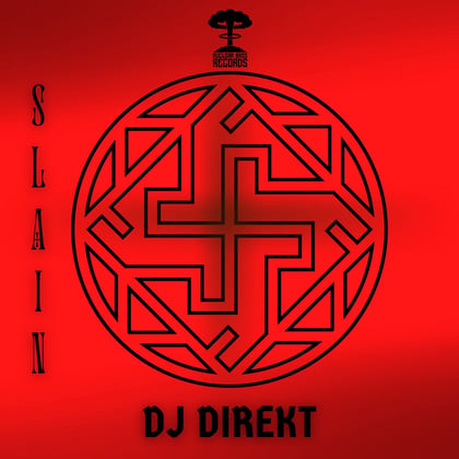Slain album by DJ Direkt - Drum and Bass Cover Art