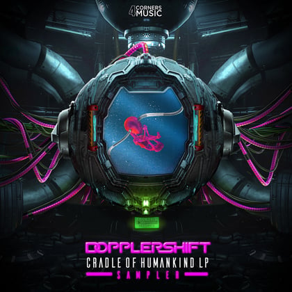 Cradle of Humankind LP Sampler album by Dopplershift - Drum and Bass Cover Art