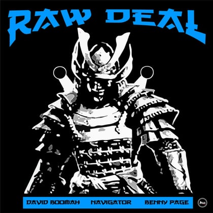 Raw Deal album by David Boomah, Navigator & Benny Page - Drum and Bass Cover Art