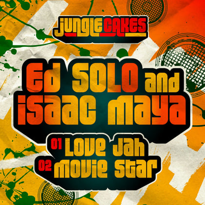 Jungle Cakes, Vol. 26 album by Ed Solo, Isaac Maya & Ranking Joe - Drum and Bass Cover Art