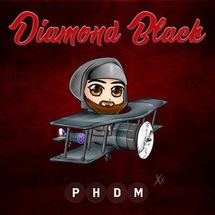 Diamond Black EP album by n0isemakeR - Drum and Bass Cover Art