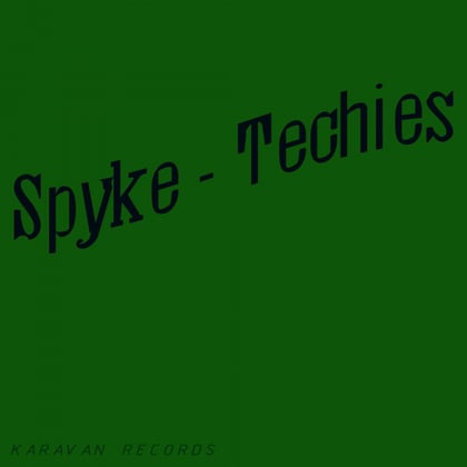 Techies album by Spyke - Drum and Bass Cover Art
