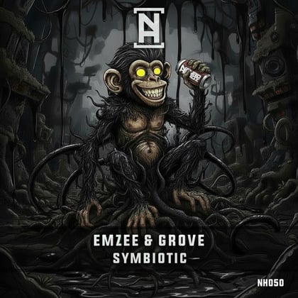 Symbiotic album by EmZee & GroVe - Drum and Bass Cover Art