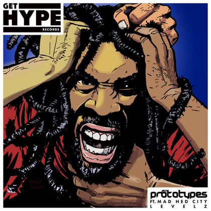 Levelz album by The Prototypes - Drum and Bass Cover Art