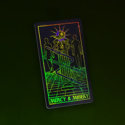 Mercy & Misery album by Hyroglifics & AC13 - Drum and Bass Cover Art
