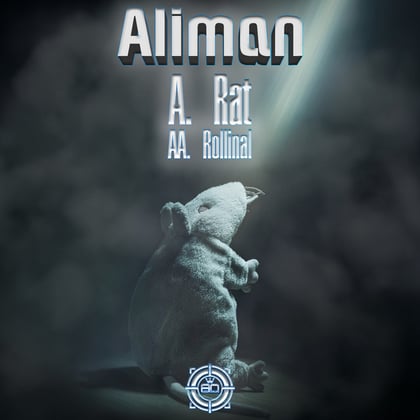 Rat / Rollinal album by Aliman - Drum and Bass Cover Art