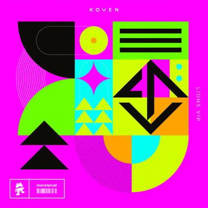 Lions (VIP) album by Koven - Drum and Bass Cover Art