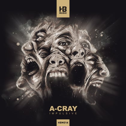 Impulsive album by A-Cray - Drum and Bass Cover Art