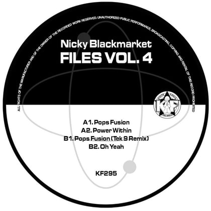 Files Vol. 4 album by Nicky Blackmarket - Drum and Bass Cover Art