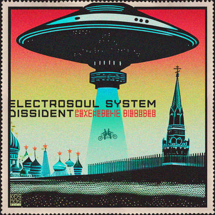 Psychedelic Disorder album by Dissident & Electrosoul System - Drum and Bass Cover Art
