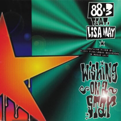 Wishing On A Star 1995 album by Micky Finn, Aphrodite & 88.3 - Drum and Bass Cover Art