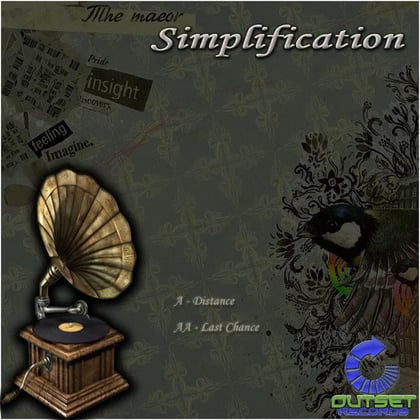 Distance / Last Chance album by Simplification - Drum and Bass Cover Art